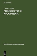 Cover-Bild zum Titel 'Menodoto di Nicomedia' von 'Lorenzo Perilli'