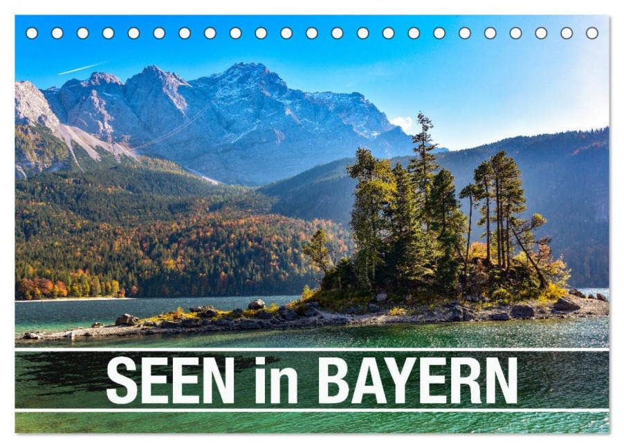 Seen in Bayern (Tischkalender 2026 DIN A5 quer), CALVENDO Monatskalender - Reinhold Ratzer