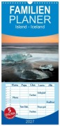 Cover-Bild zum Titel 'Familienplaner 2027 - Island - Iceland mit 5 Spalten (Wandkalender, 21 x 45 cm) CALVENDO' von 'Rainer Grosskopf'