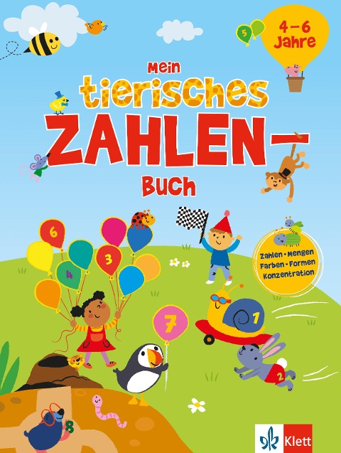Mein tierisches Zahlen-Buch (4 - 6 Jahre) - 