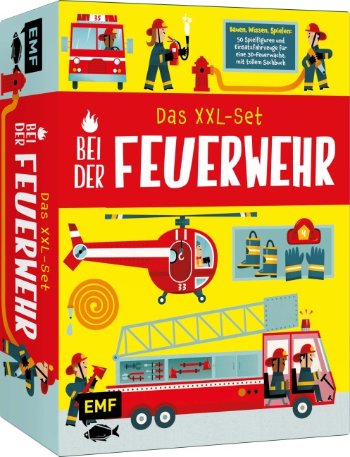 Das XXL-Set - Bauen, Wissen, Spielen:  Bei der Feuerwehr - 