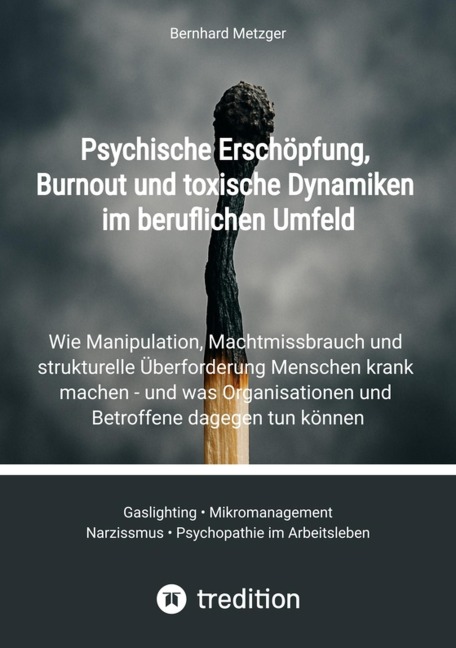 Psychische Erschöpfung, Burnout und toxische Dynamiken im beruflichen Umfeld - Bernhard Metzger