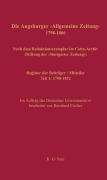 Cover-Bild zum Titel 'Register der Beiträger / Mitteiler' von ''