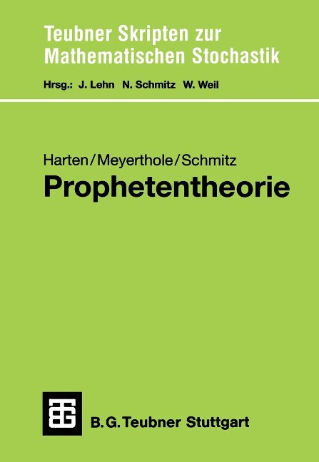 Prophetentheorie - Andreas Meyerthole, Norbert Schmitz