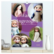 Warm angezogen KI Puppenkinder in Wollkleidung (hochwertiger Premium Wandkalender 2026 DIN A2 hoch), Kunstdruck in Hochglanz - Martina Marten