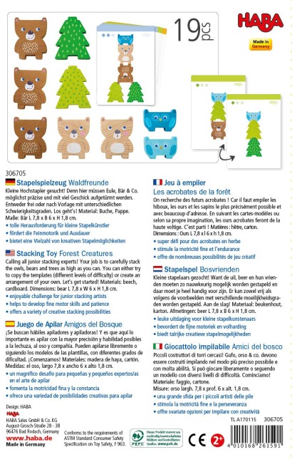Stapelspielzeug Waldfreunde - 