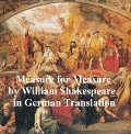 Cover-Bild zum Titel 'Maass fur Maas oder Wie Einer Misst so Wird Ihm Wider Gemessen' von 'William Shakespeare'