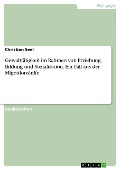 Cover-Bild zum Titel 'Gewalttätigkeit im Rahmen von Erziehung, Bildung und Sozialisation. Ein Fall aus der Migrationshilfe' von 'Christian Seel'