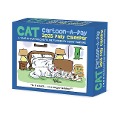 Cat Cartoon-A-Day by Jonny Hawkins 2025 6.2 X 5.4 Box Calendar - 