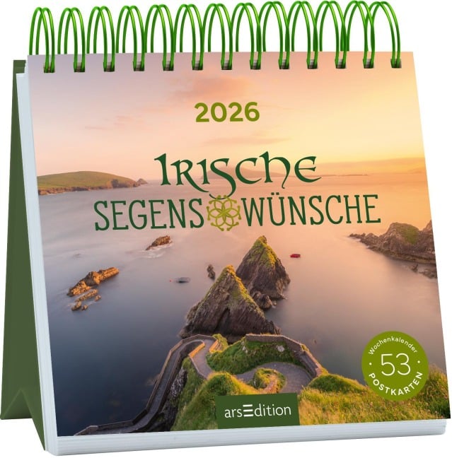 Postkartenkalender Irische Segenswünsche 2026 - 