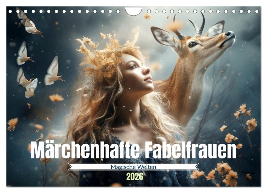 Märchenhafte Fabelfrauen (Wandkalender 2026 DIN A4 quer), CALVENDO Monatskalender - Daniela Tapper