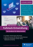 Cover-Bild zum Titel 'Fullstack-Entwicklung' von 'Philip Ackermann'