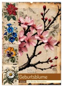 Cover-Bild zum Titel 'Geburtsblume, dein florales Sternzeichen (Wandkalender 2026 DIN A2 hoch), CALVENDO Monatskalender' von 'Babette Whitter'