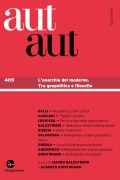 Cover-Bild zum Titel 'aut aut 405' von 'Aa. Vv.'