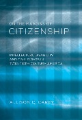 Cover-Bild zum Titel 'On the Margins of Citizenship: Intellectual Disability and Civil Rights in Twentieth-Century America' von 'Allison C. Carey'