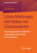 Cover-Bild zum Titel 'Schulschließungen und Umbau von Schulstandorten' von 'Caroline Kann'