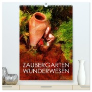 Cover-Bild zum Titel 'ZAUBERGARTEN WUNDERWESEN (hochwertiger Premium Wandkalender 2026 DIN A2 hoch), Kunstdruck in Hochglanz' von 'Ulrich Allgaier (Ullision)'