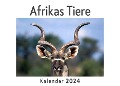Afrikas Tiere (Wandkalender 2024, Kalender DIN A4 quer, Monatskalender im Querformat mit Kalendarium, Das perfekte Geschenk) - Anna Müller