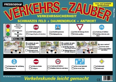 PRESSOGRAM Zaubertafel - Verkehrssicherheit - 