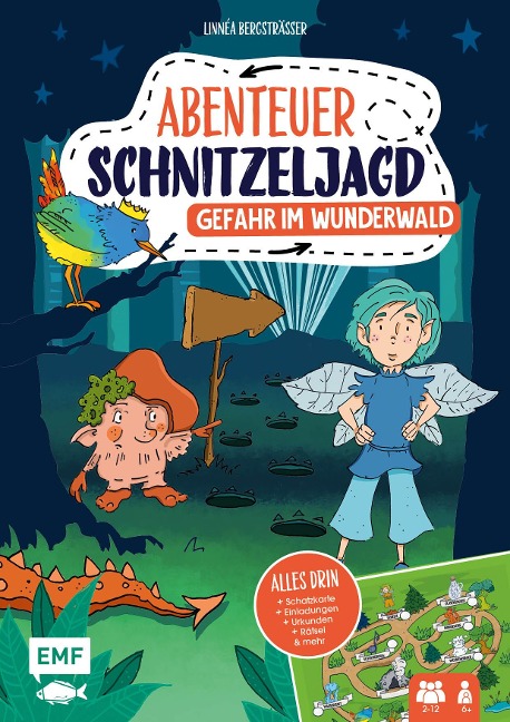 Set: Abenteuer Schnitzeljagd - Gefahr im Wunderwald - Linnéa Bergsträsser