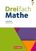 Dreifach Mathe 7. Schuljahr. Niedersachsen - Arbeitsheft mit Lösungen - Christina Tippel, Hanno Wieczorek, Mesut Yurt
