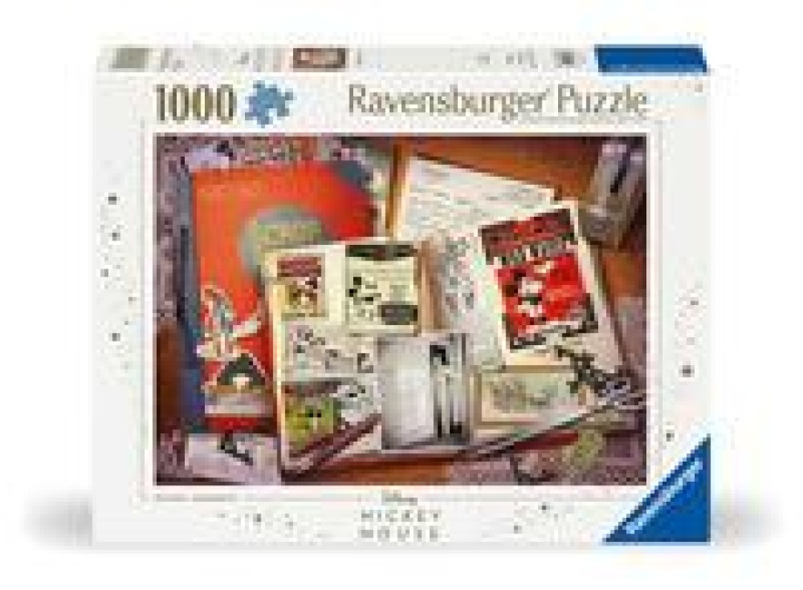 Erwachsenenpuzzle 1000 Teile - Disney Micky Maus - 1930 Mickey Moments - 