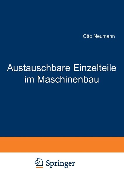 Austauschbare Einzelteile im Maschinenbau - Neumann Neumann