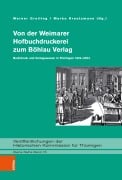 Cover-Bild zum Titel 'Von der Weimarer Hofbuchdruckerei zum Böhlau Verlag' von ''