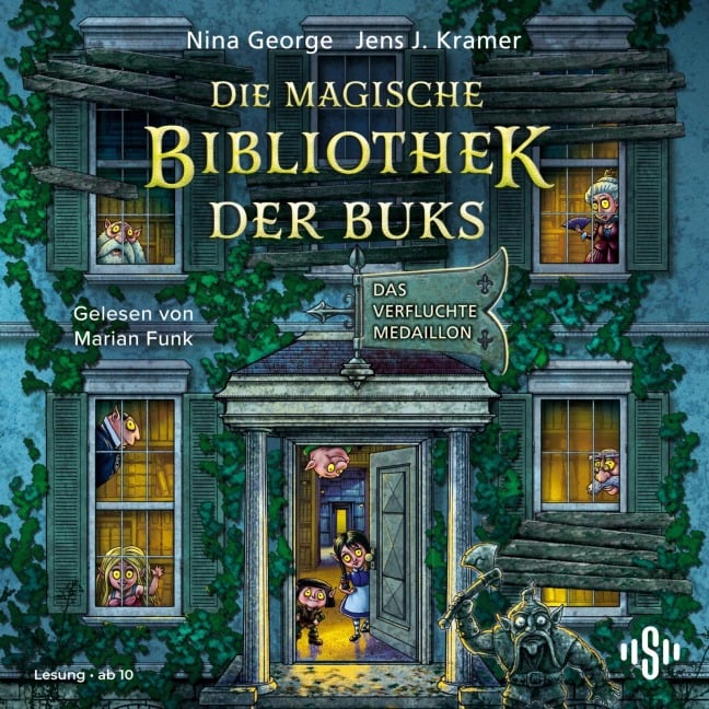 Die magische Bibliothek der Buks 2: Das verfluchte Medaillon - Nina George, Jens J. Kramer