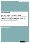 Cover-Bild zum Titel 'Die Generation Y. Ihre Werte sowie Wünsche in Bezug auf die Arbeitswelt und die damit verbundenen Auswirkungen auf den deutschen Arbeitsmarkt' von 'Laura Buonocore'