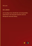 Cover-Bild zum Titel 'Die Lektüre' von 'Otto Lyon'