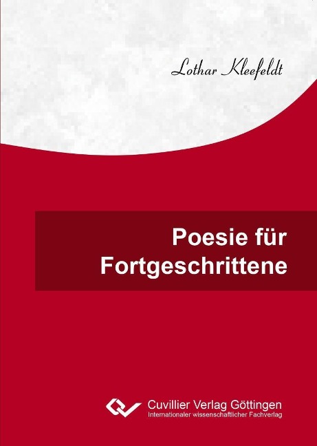 Poesie für Fortgeschrittene - 