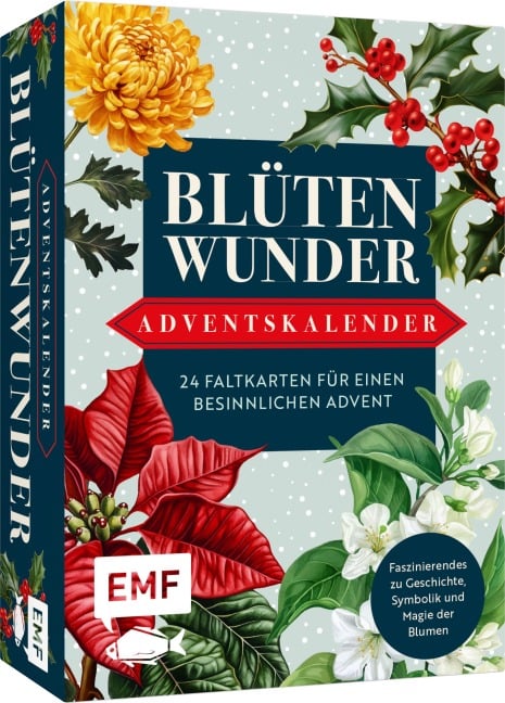 Adventskalender-Kartenset: Blütenwunder - 