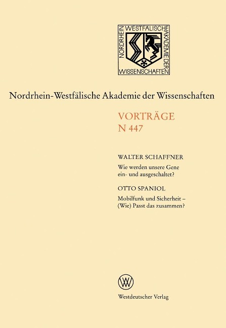 Nordrhein-Westfälische Akademie der Wissenschaften - Walter Schaffner