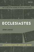 Cover-Bild zum Titel 'Ecclesiastes: An Introduction and Study Guide' von 'John Jarick'