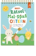 Cover-Bild zum Titel 'Mein Rätsel-Mal-Spaß Ostern | Für Kinder ab 4 Jahren' von 'Schwager & Steinlein Verlag'