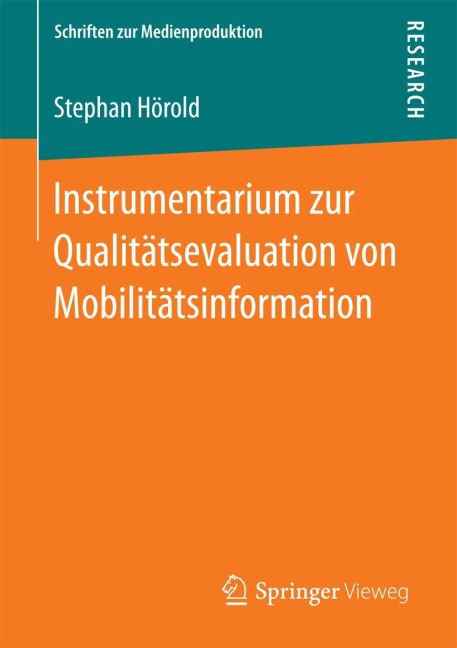 Instrumentarium zur Qualitätsevaluation von Mobilitätsinformation - Stephan Hörold