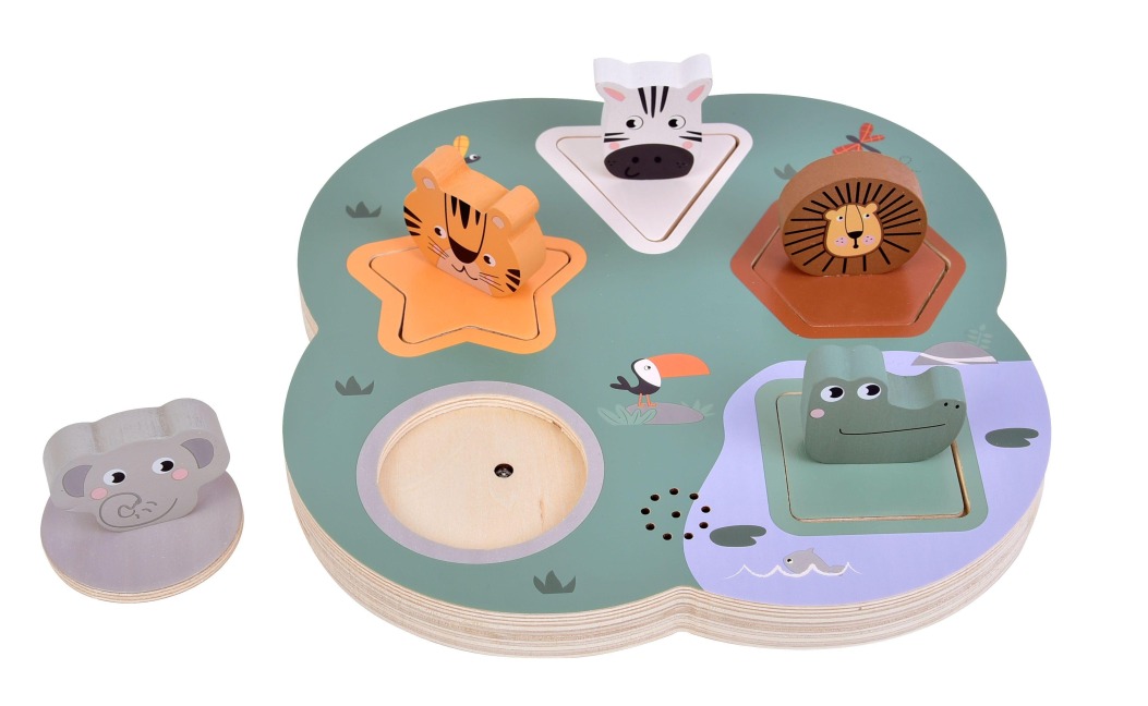 Setzpuzzle 3D Tierlaute "Safari" - 