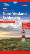 Cover-Bild zum Titel 'BVA ADFC Radtourenkarte Nordfriesland, Schleswig 1:150.000' von ''