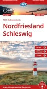 Cover-Bild zum Titel 'BVA ADFC Radtourenkarte Nordfriesland, Schleswig 1:150.000' von ''