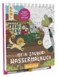 Cover-Bild zum Titel 'Mein Zauber-Wassermalbuch Bauernhof' von 'Silke Düsener'