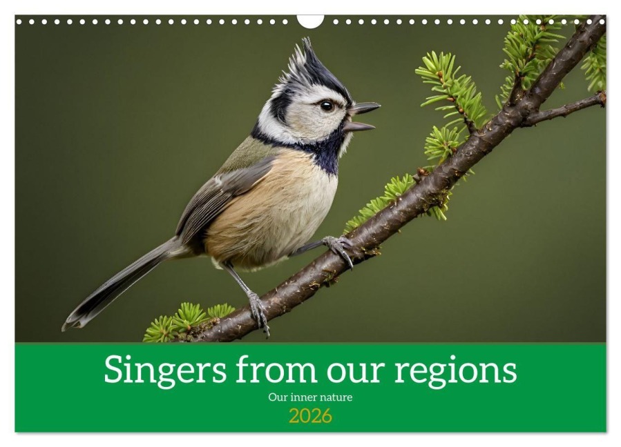 Singers from our regions - Our intimate nature (Wall Calendar 2026 DIN A3 landscape), CALVENDO 12 Month Wall Calendar - Alain Gaymard