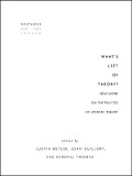Cover-Bild zum Titel 'What's Left of Theory?' von ''