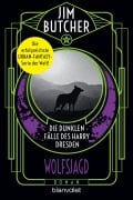 Cover-Bild zum Titel 'Die dunklen Fälle des Harry Dresden - Wolfsjagd' von 'Jim Butcher'