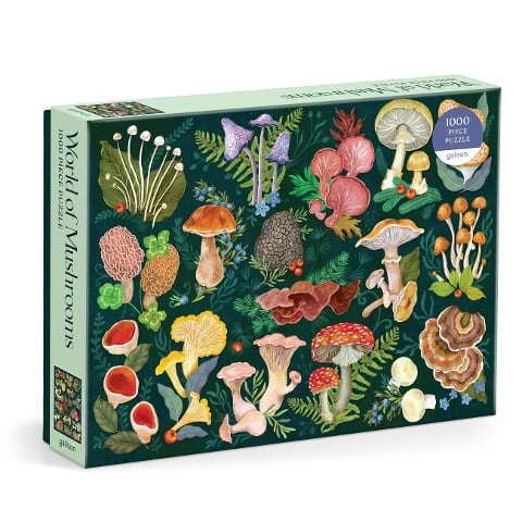 World of Mushrooms. 1000 Piece Puzzle - Galison, Olga Akbarova