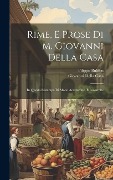 Cover-Bild zum Titel 'Rime, E Prose Di M. Giovanni Della Casa' von 'Giovanni Della Casa, Filippo Bulifon'