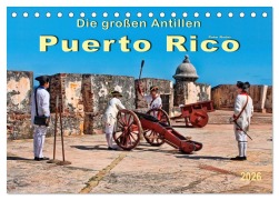 Cover-Bild zum Titel 'Die großen Antillen - Puerto Rico (Tischkalender 2026 DIN A5 quer), CALVENDO Monatskalender' von 'Peter Roder'