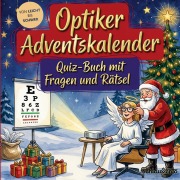 Cover-Bild zum Titel 'Optiker-Adventskalender: Quiz-Buch mit Fragen und Rätsel' von 'Schlauvento Interactive'