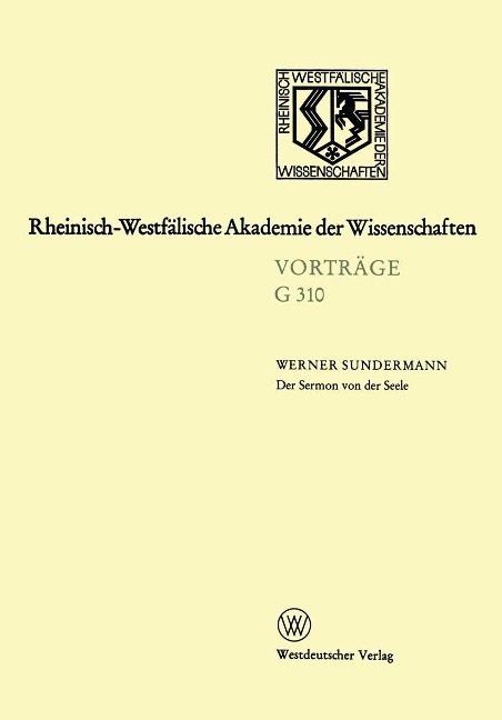 Der Sermon von der Seele - Werner Sundermann