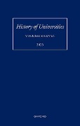 Cover-Bild zum Titel 'History of Universities: Volume XXXVI / 1' von ''